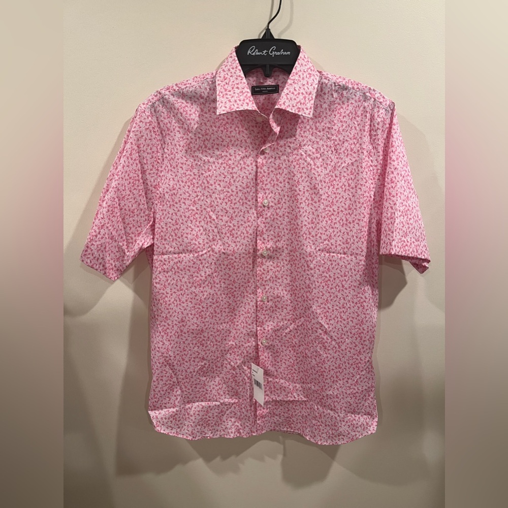 NWT Saks Fifth Avenue Slim-Fit Men’s Shirt Size M